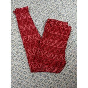 Lularoe XO Pyramid Tall And Curvy Leggings Valentines
